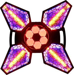 ALGAM LIGHTING - VINTAGE-FLOWER Projecteur rotatif multi-effet à LED