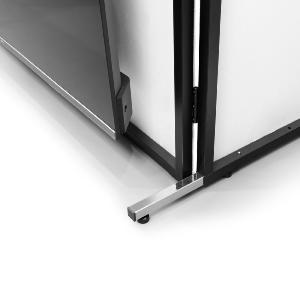 VONYX DB6 - Ecran pupitre DJ professionnel, avec fixation TV, noir