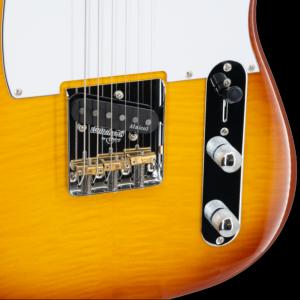 PRODIPE TC 90 ALDER HB - Guitare électrique type télécasteur honey burst