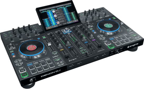 DENON DJ PRIME4+ - CONTROLEUR DJ 4VOIES AUTONOMES, ECRAN TACTILE 10.1", wifi, BT