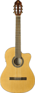 EKO GEC VIBRA150CW - 4/4 cutaway électro Natural - table en cèdre