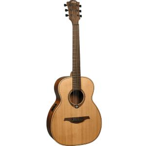 LAG GLA TRAVEL-RCE - guitare folk électroacoustique Tramontane Travel Red Cedar