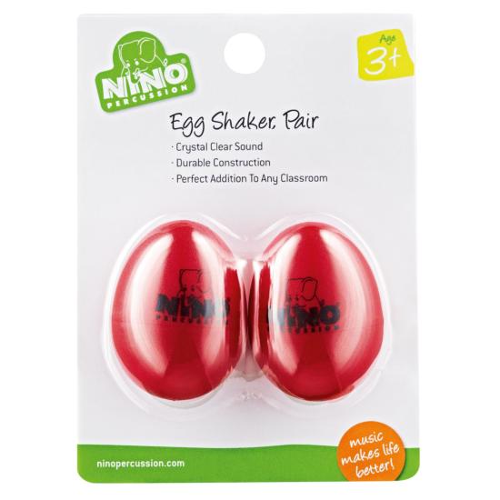 PAIRE OEUF SHAKER NINO ROUGE