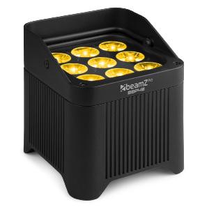 BEAMZ BBP48 - PAR à LED sur batterie, 9 x 12W 6-en-1, IP65, WDMX