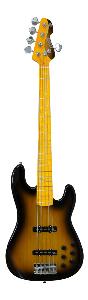 MARKBASS MB GV 5 GLOXY TOBACCO SUNBURST - BASSE ACTIVE 5 CORDES