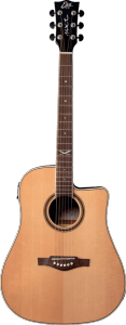 EKO GEA NXT-D100CWE-NAT - Dreadnought - Dreadnought cutaway électro Natural