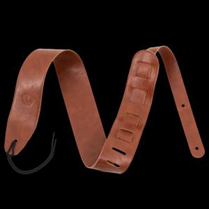 PRODIPE SCUIR1 - Sangle cuir marron pleine fleur pour guitare