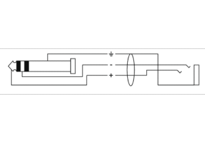 CORDIAL ECL CFM7.5VK - Câble audio stéréo jack mâle - femelle 7.5m - 6.35