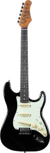 EKO GEE ST300-BLK - ST 300 - Type Strat vintage - Black