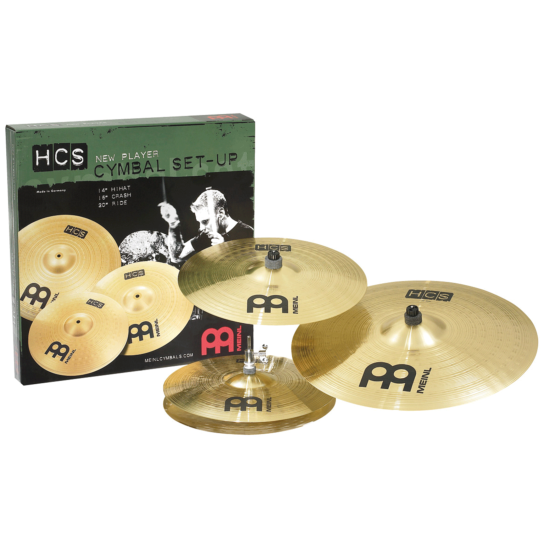 MEINL HCS141620 - Jeu 3 cymbales 14/16/20" HCS