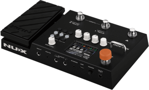 NUX MNU MG400 - 4 switchs, LCD 2,8" couleur, pédale d'expression