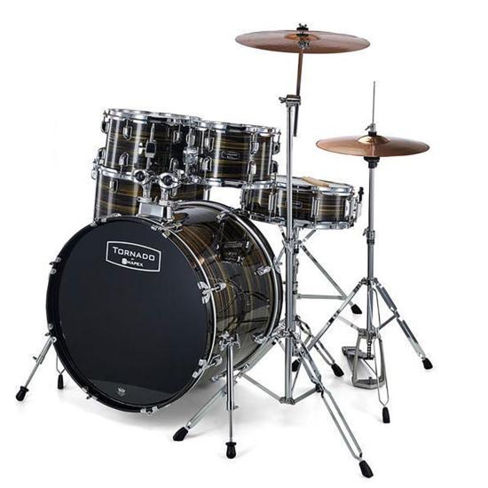 TORNADO BY MAPEX - Batterie 18" 5F Wood Grain Brown