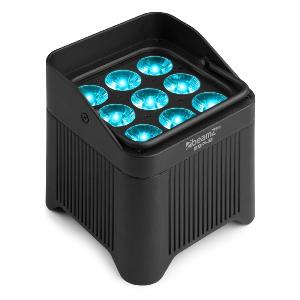 BEAMZ BBP48 - PAR à LED sur batterie, 9 x 12W 6-en-1, IP65, WDMX