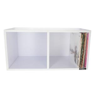 ENOVA VINYLE BOX 240WH - Meuble blanc pour 240 vinyles