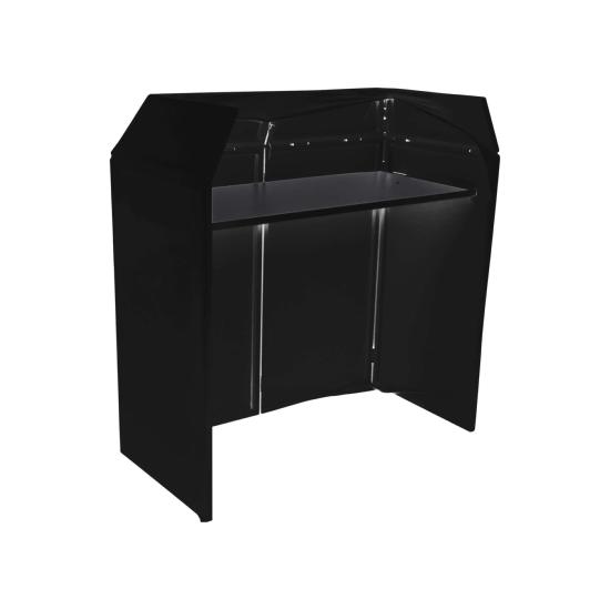 POWER ACOUSTICS - DJ BOOTH M BL - Stand DJ avec lycra noir