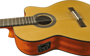 EKO GEC VIBRA150CW - 4/4 cutaway électro Natural - table en cèdre