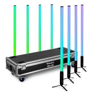BEAMZ ZELOS PACK - 8 tubes led RGB+CW+WW 360° IP65 sur batterie