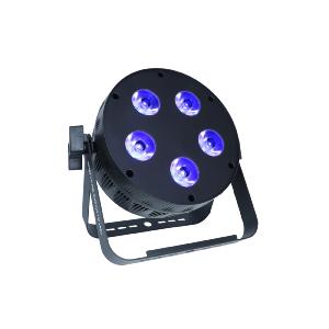 POWER LIGHTING XPRO PAR 5x10W QUAD - Par Slim 5 Leds de 10W 4-en-1