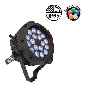 POWER LIGHTING - PAR SLIM 18x10W IP65 PENTA40 - Par slim 18 leds de 10W 5en1