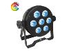 POWER LIGHTING - PAR SLIM 7x10W HEXA 6 en 1