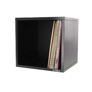 ENOVA VINYLE BOX 120BL - Meuble noir pour 120 vinyles