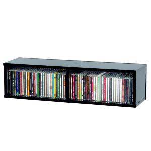 GLORIOUS CD BOX 90 BLACK - Casier Rangement 90 CD Finition Noir