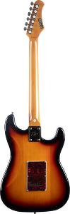 EKO GEE ST300-SB-LH - ST 300 - Type Strat vintage - Sunburst gaucher