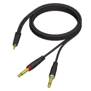 Cables Série 3.00 M - Câble Audio Jack 3,5 mm stéréo vers 2 x Jack 6,35 