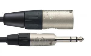 STAGG NAC6PSXMR - Série N, câble audio, jack/XLR (m/m), symétrique, 6 m