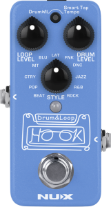 NUX MNU HOOK-DRUM&LOOPMINI - Looper & boîte à rythmes mini - tape tempo