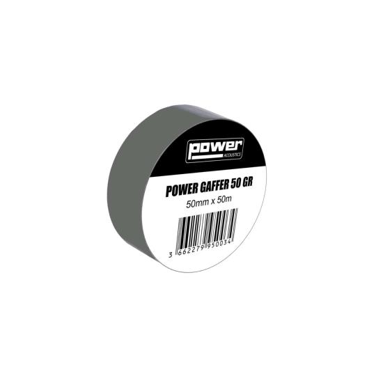 POWER ACOUSTICS - POWER GAFFER 50 GR - Ruban adhésif 50m gris