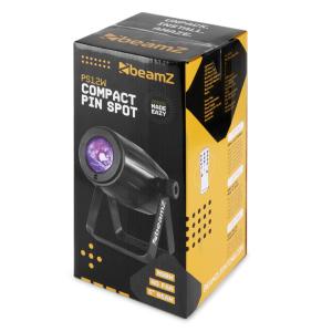 BeamZ PS12W - Spot led pin à led 12w 4-en-1, DMX