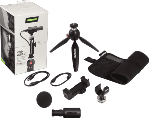 SHURE - SSE MV88+DIG-VIDKIT Nomade - Kit video MV88+ avec trépied