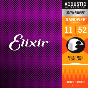 ELIXIR - CEL 11027 - Cordes acoustiques - Nanoweb 80/20