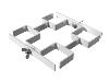 PRATICABLE - Griffe raccord 4 pieds Stage Desk GT
