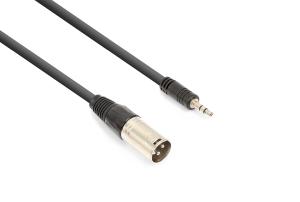 VONYX CX318-05 - Cordon audio xlr mâle / jack 3.5 stéréo, 0.5m