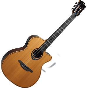 LAG GLH TNHV15ACE - Guitare classique Nylon HyVibe 15 Auditorium cut