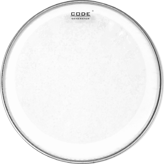 CODE DRUMHEADS PCO GENCL14 - Frappe ou résonance - Transparente 14"