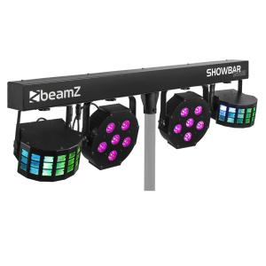 BeamZ SB02 - Jeu de lumière showbar 2x Derby et 2x Par - sur batterie