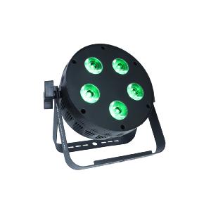 POWER LIGHTING XPRO PAR 5x10W QUAD - Par Slim 5 Leds de 10W 4-en-1