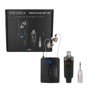 DEFINITIVE AUDIO - INEAR PLUG UHF 100 Système IN-EAR Monitoring UHF Sans Fil