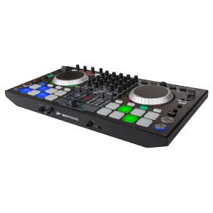 JBSYSTEMS DJ-KONTROL 4 - Contrôleur MIDI professionnel 4 canaux pour DJ