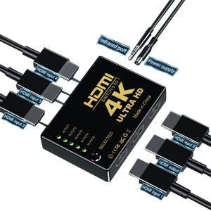 POWER STUDIO SPLIT HDMI 5IN 4K - Splitter HDMI 5IN 4K