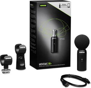 SHURE SSE MV88+W-Z6 - Emetteur - Micro pour smartphone stéréo sans fil