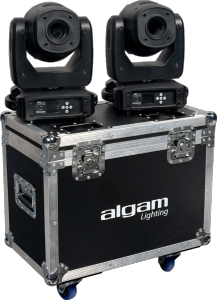 ALGAM LIGHTING LAL MS100-FLIGHT-DUO - Pack 2 x MS100 en flight case