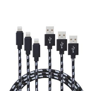 YOURBAN PACK 3 LIGHTNING-USB BL - Pack de 3 Câbles USB / Lightning BL