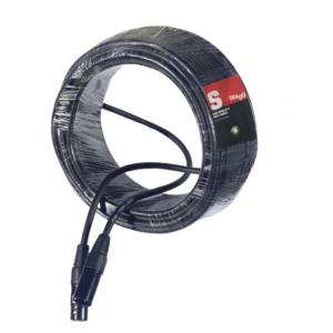 STAGG SDX20-3 - Câble DMX, XLR/XLR (m/f), 20 m