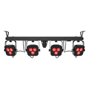 CHAUVET 4BAR LTBT - barre 4 projecteurs 3 x 3w rgb avec pied et housse