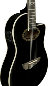 EKO GEA NXT-N100CWE-BLK - Nylon - Nylon cutaway électro See Through Black