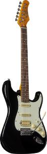 EKO GEE ST350-BLK - ST 350 - Type Strat vintage HSS - Black
